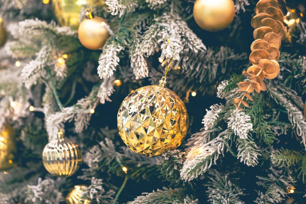 Choinka w stylu glamour